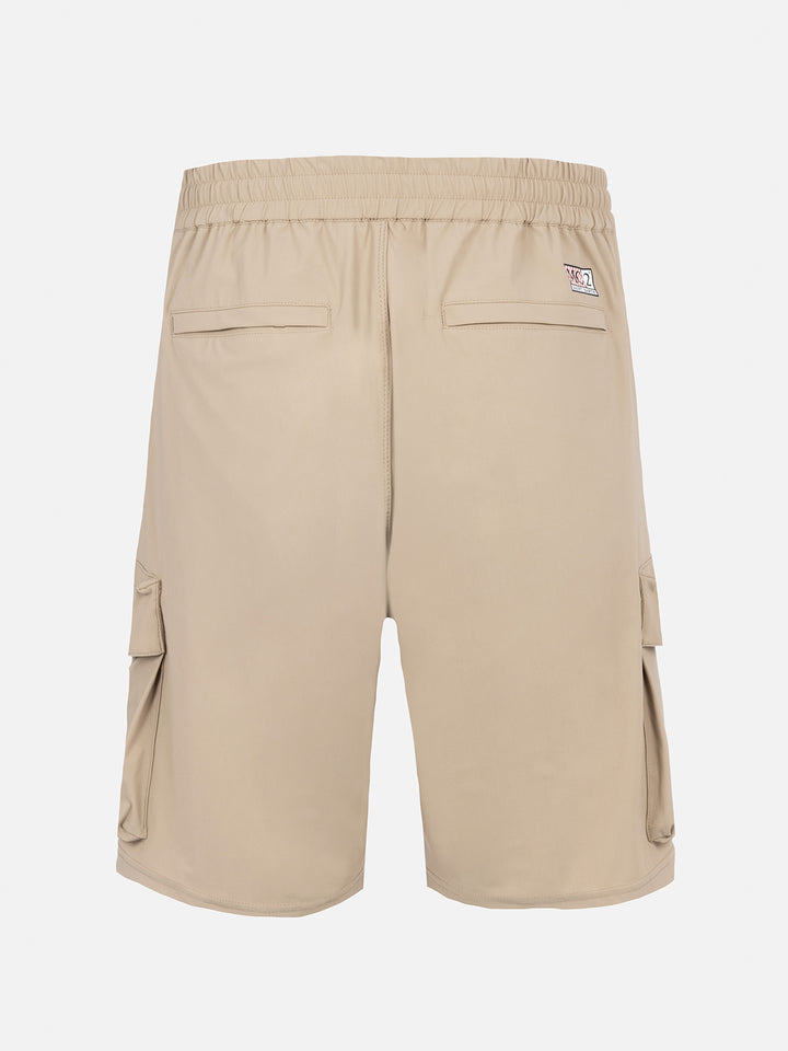 Beige technic fabric bermuda shorts Deck - MC2 Saint Barth
