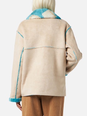 Wendejacke für Damen aus Lammfell