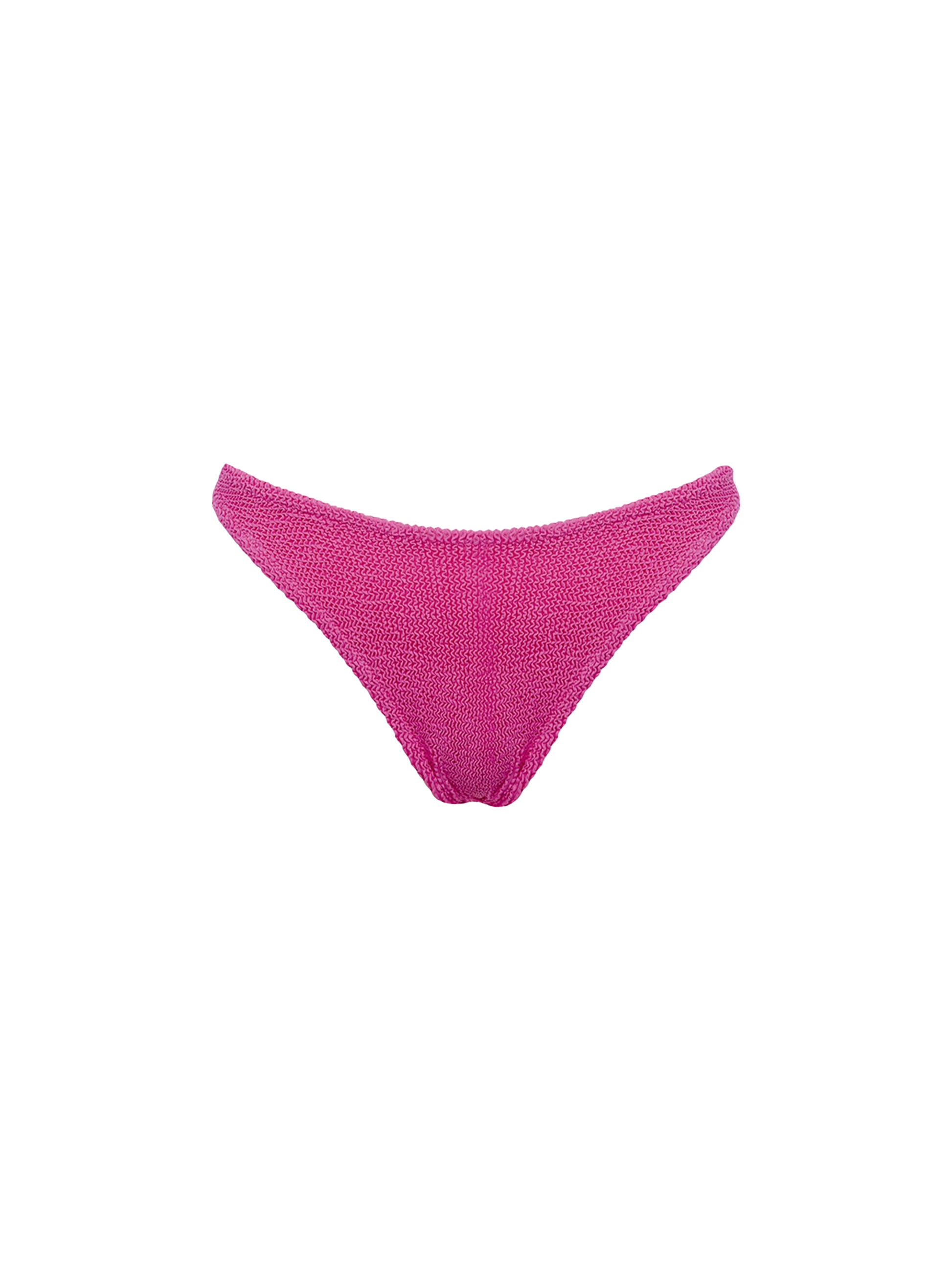 Woman pink classic crinkle swim briefs Elise - MC2 Saint Barth