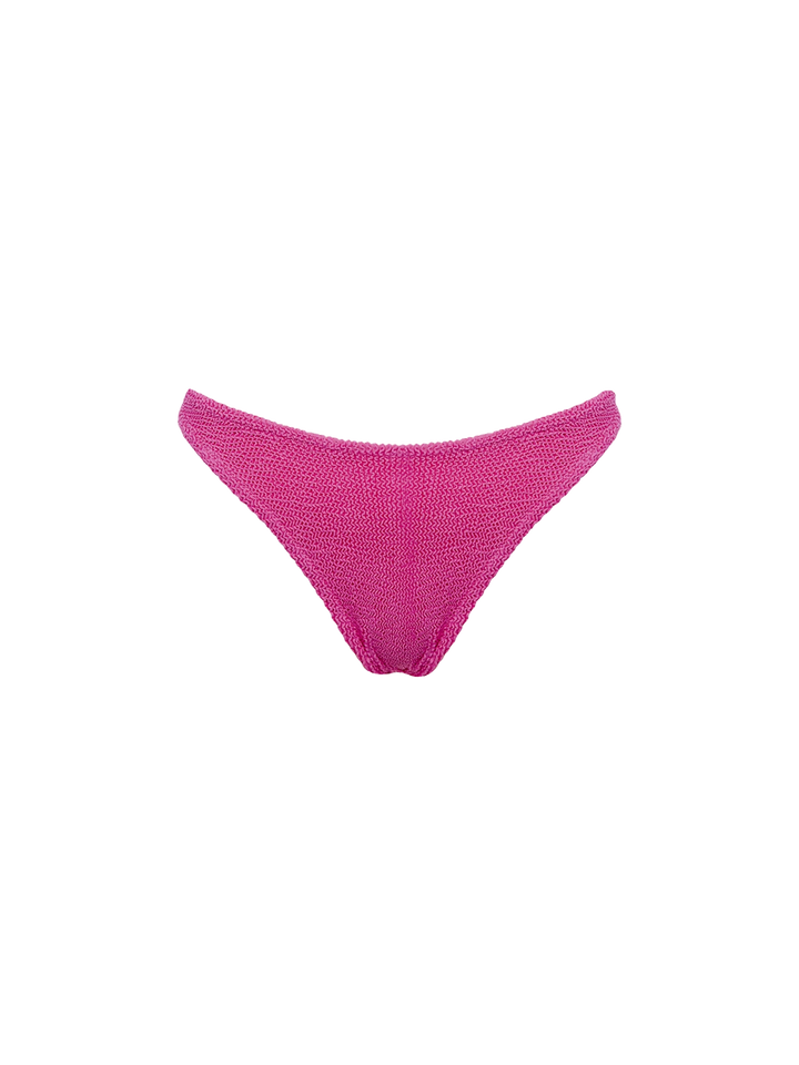 Woman pink classic crinkle swim briefs Elise - MC2 Saint Barth