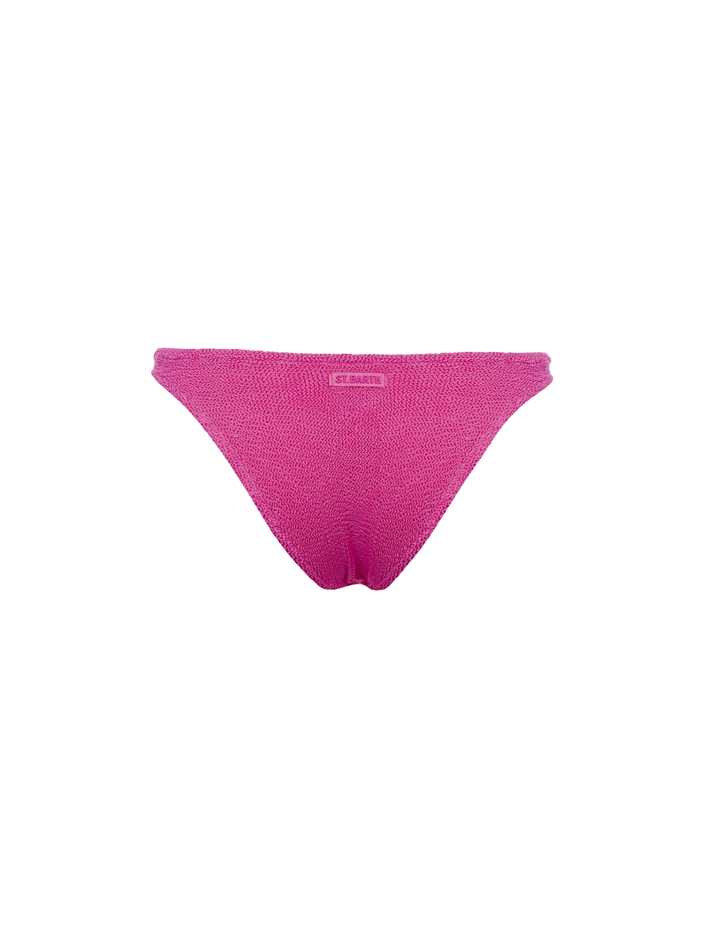 Woman pink classic crinkle swim briefs Elise - MC2 Saint Barth