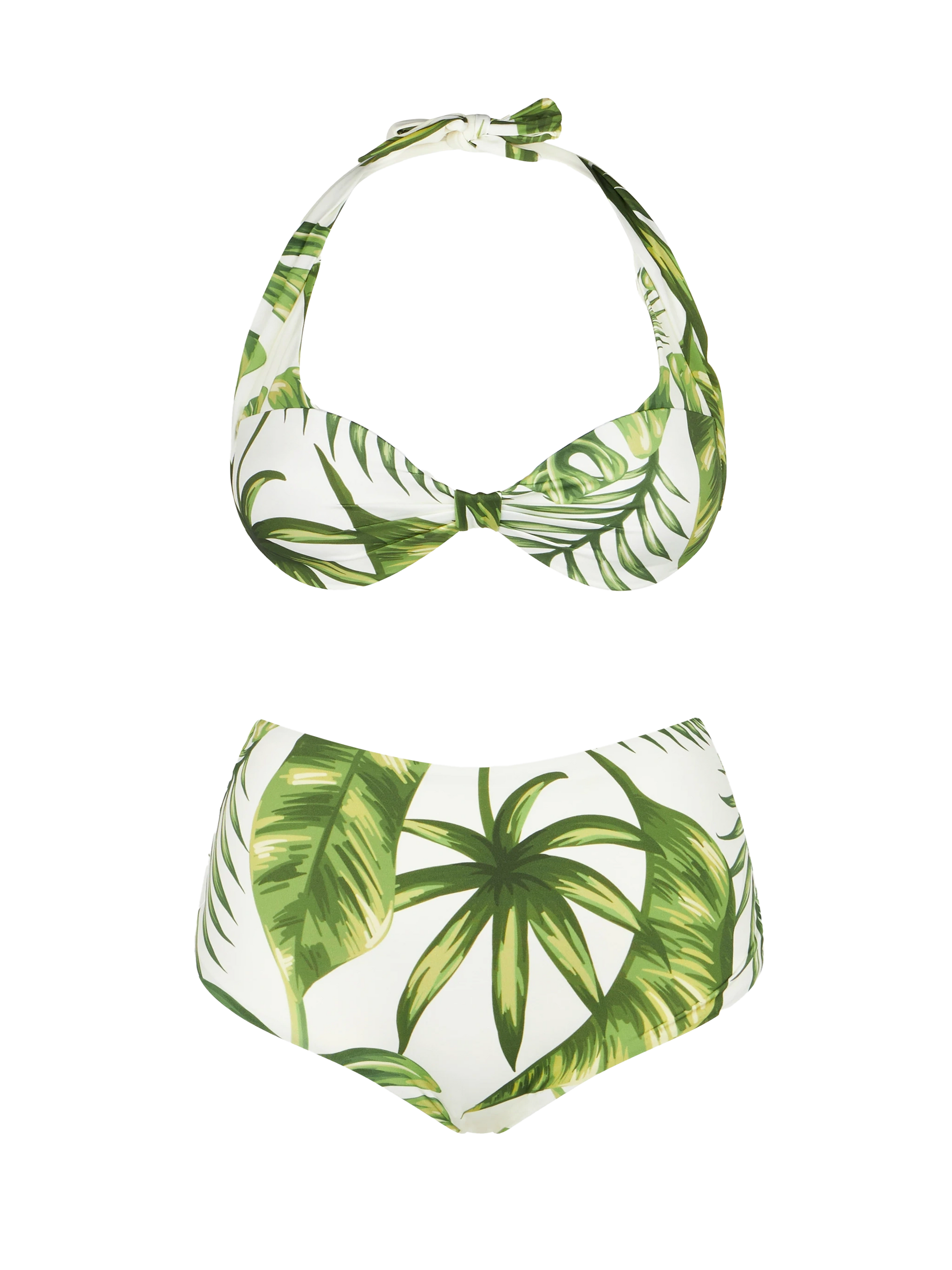 Woman bralette bikini with tropical print - MC2 Saint Barth