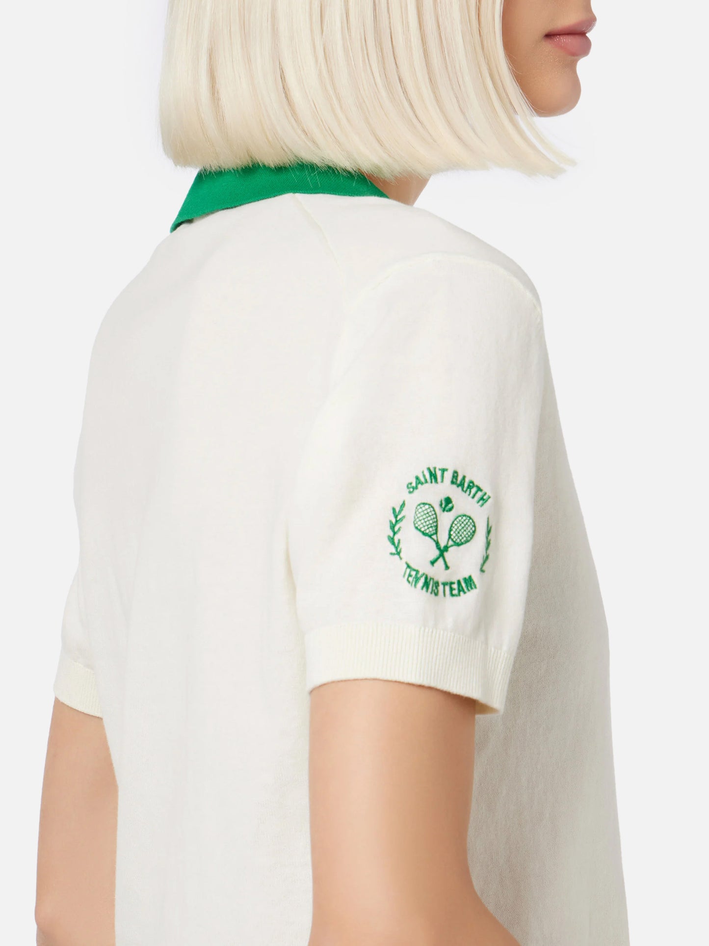 Woman cotton knitted polo Evonne | AUSTRALIAN BRAND SPECIAL EDITION