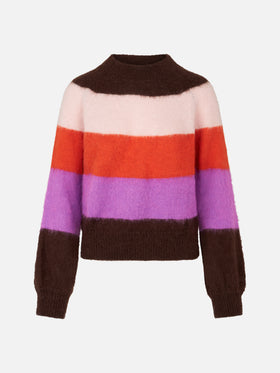 Woman soft sweater with faded colors - MC2 Saint Barth
