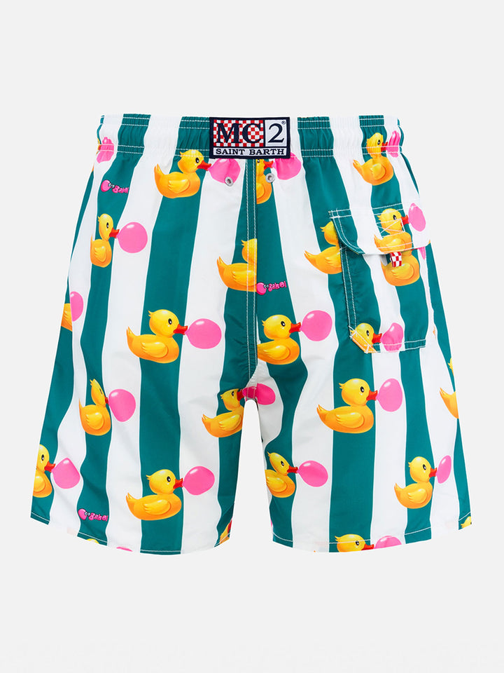 Costume da bagno da uomo Gustavia lunghezza media con stampa paperelle Big Babol | EDIZIONE SPECIALE BIG BABOL
