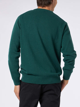 Man sweater with New York apple jacquard - MC2 Saint Barth