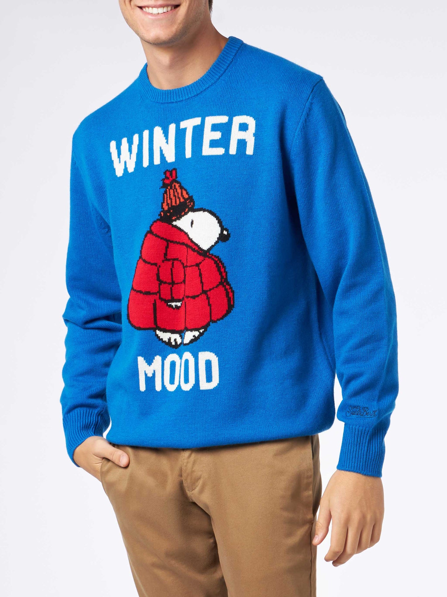 Snoopy Winter Mood man sweater | Peanuts™ Special Edition - MC2 Saint Barth