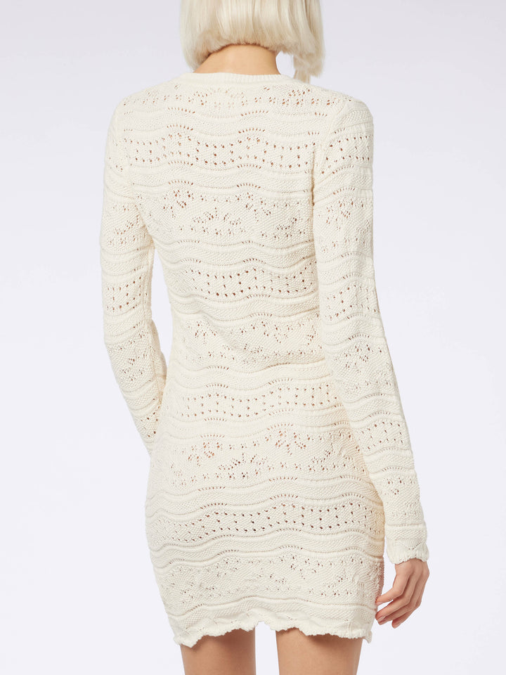 Woman cotton knit mini dress Imany - MC2 Saint Barth