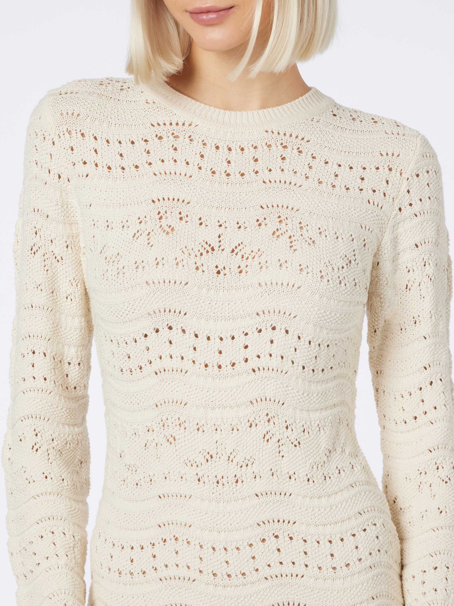 Woman cotton knit mini dress Imany - MC2 Saint Barth