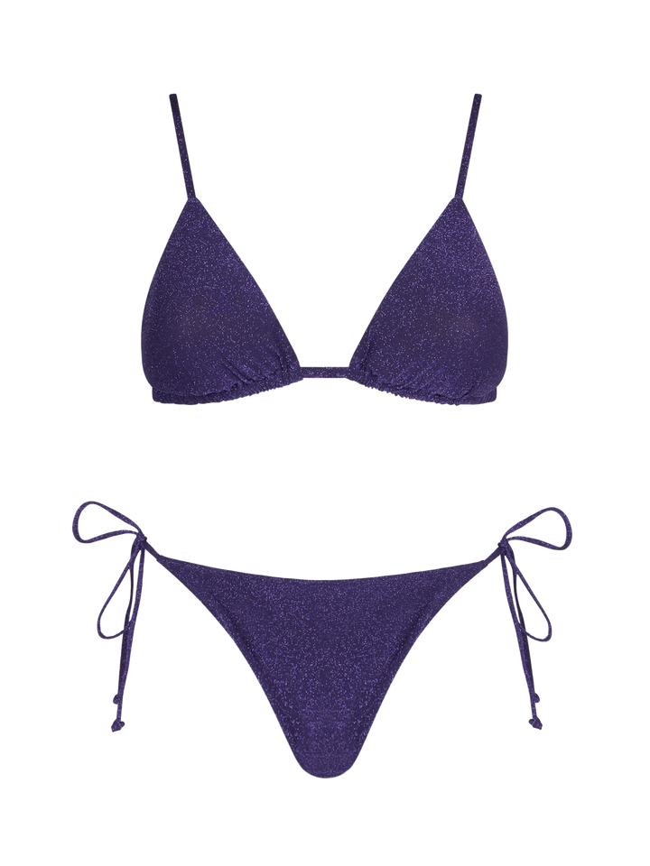 Woman lurex triangle bikini - MC2 Saint Barth