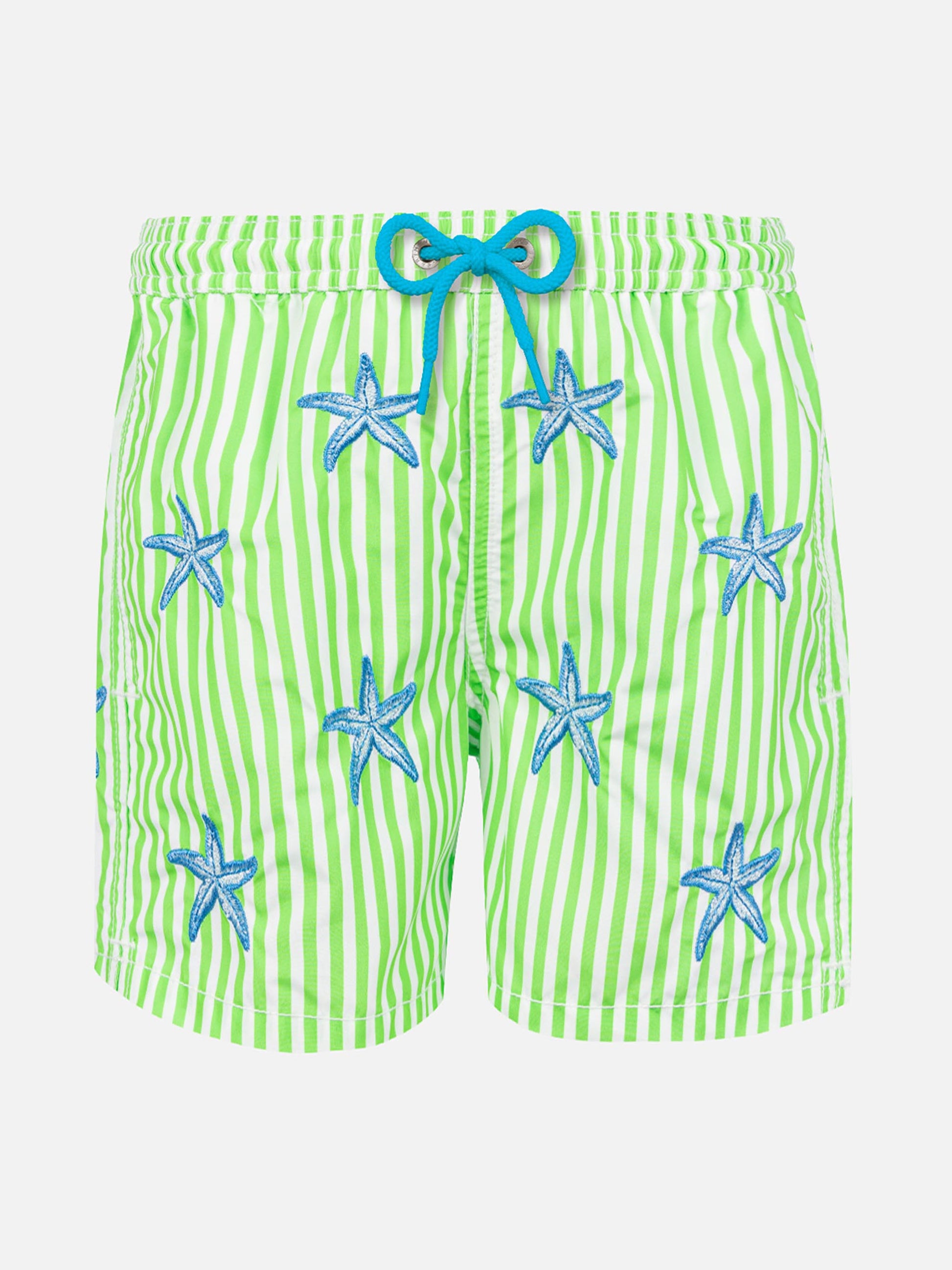 Man classic swim shorts with starfish embroidery - MC2 Saint Barth