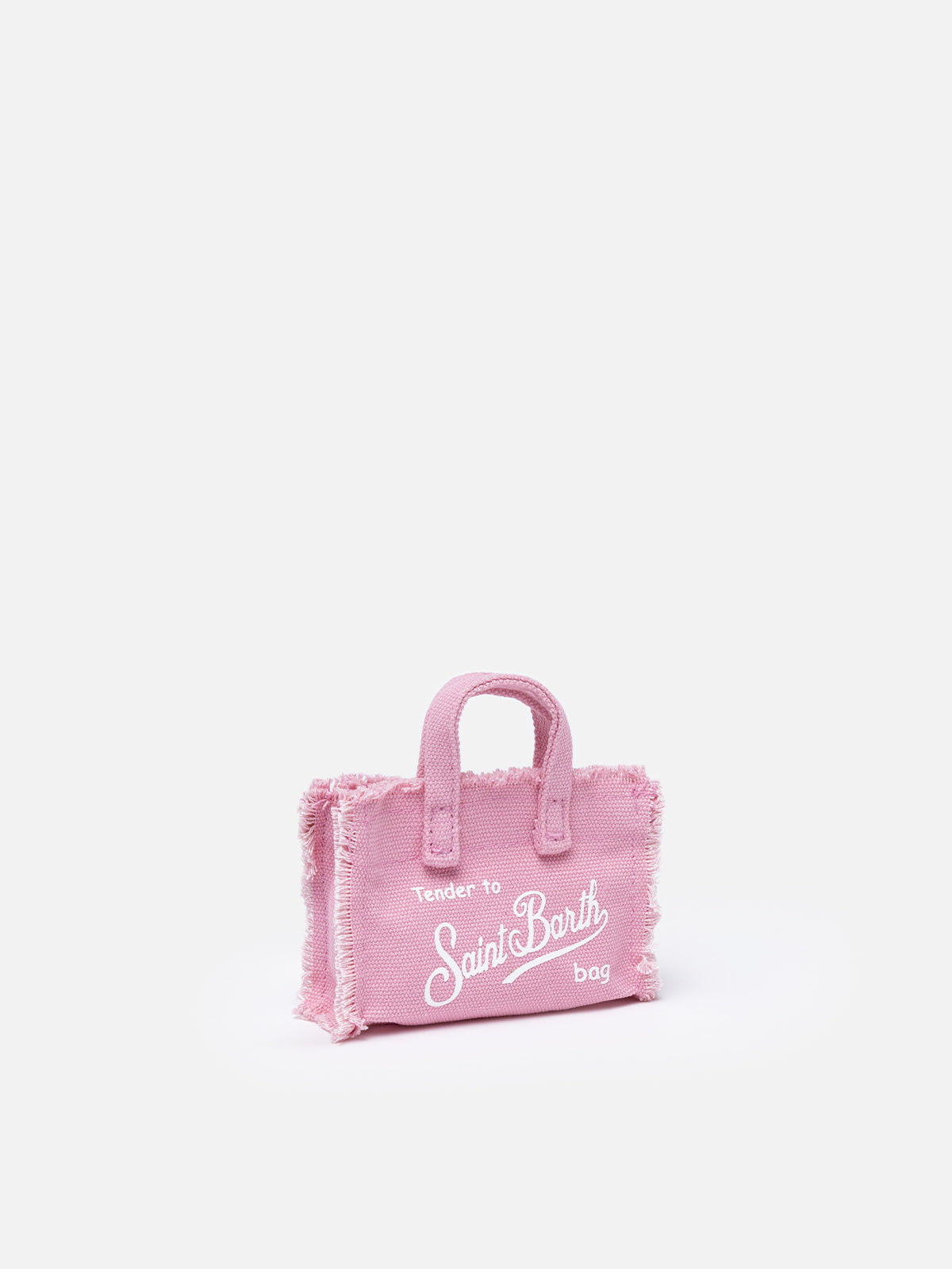 Pink cotton canvas Key Holder - MC2 Saint Barth