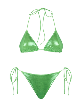 Woman lamina green triangle bikini - MC2 Saint Barth