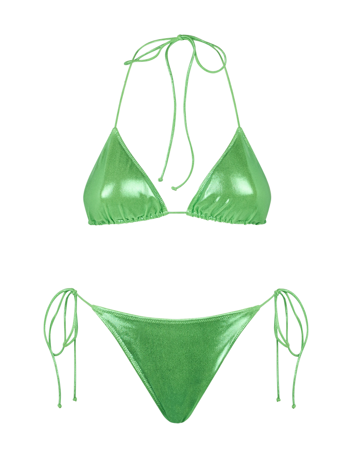 Woman lamina green triangle bikini - MC2 Saint Barth