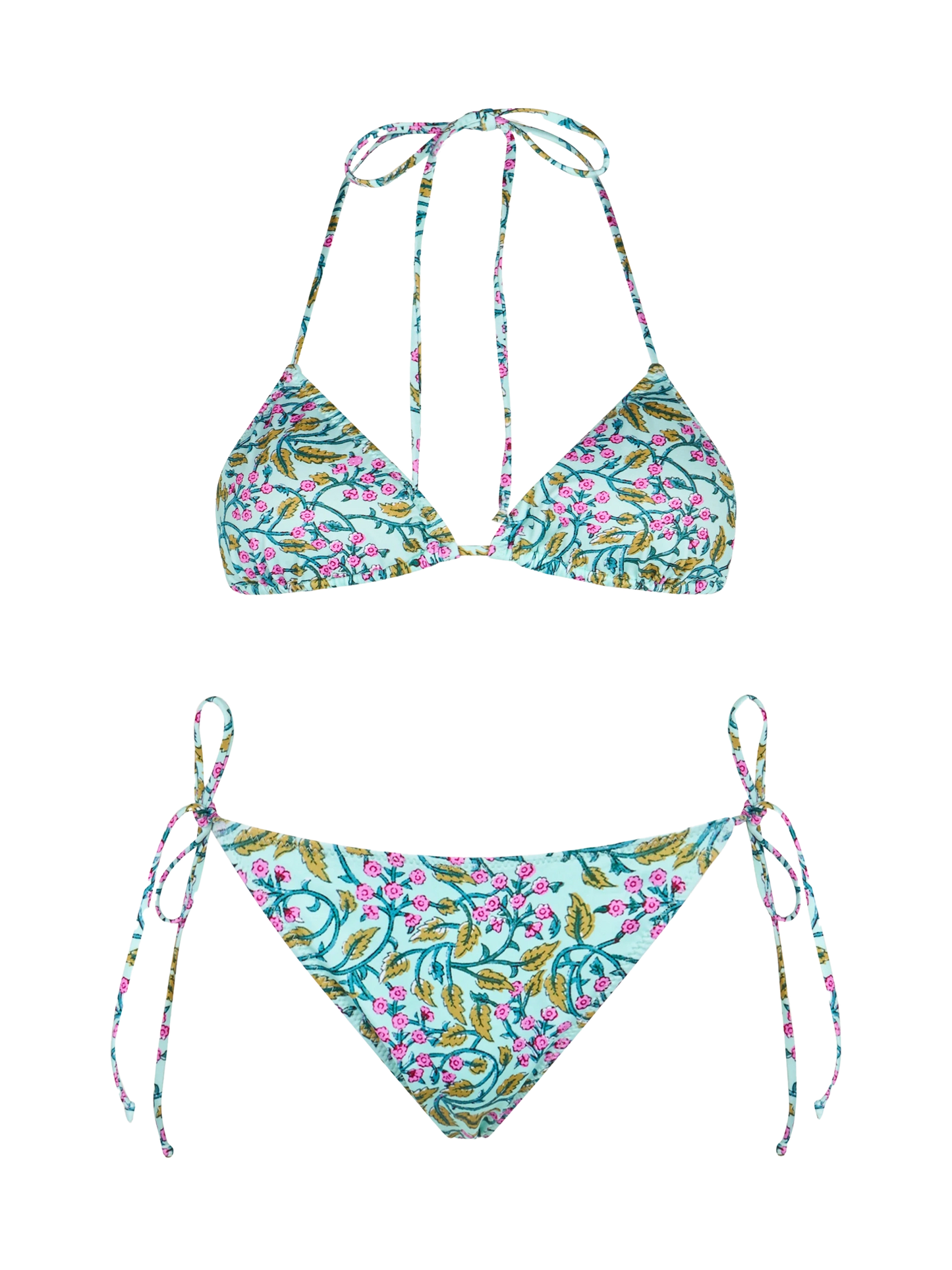 Woman radical flower triangle bikini Leah Marielle - MC2 Saint Barth