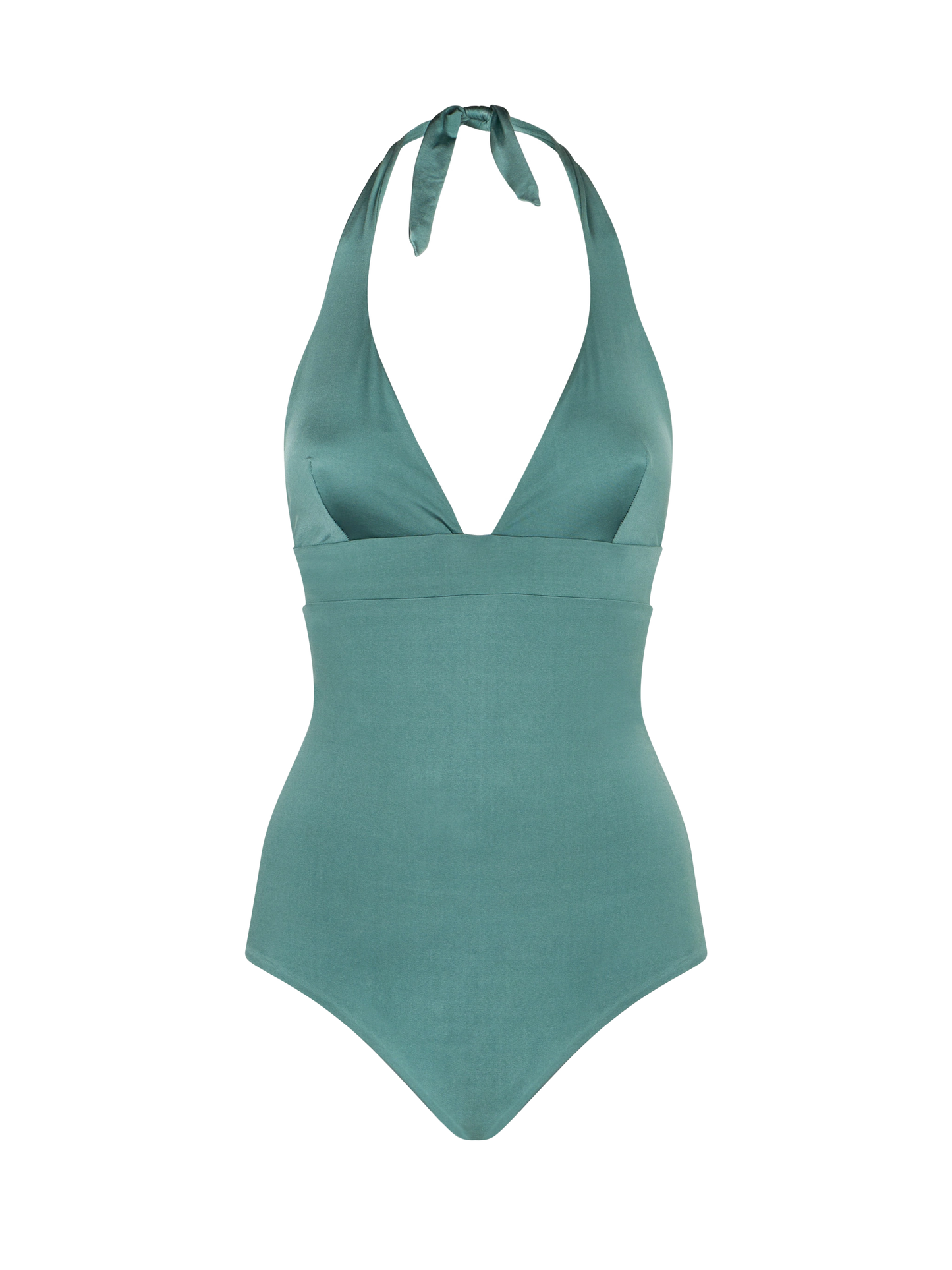 Woman sage green one piece swimsuit - MC2 Saint Barth
