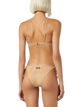 Suede effect fringed bralette bikini - MC2 Saint Barth