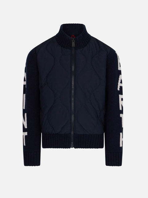 Boy blue padded jacket - MC2 Saint Barth