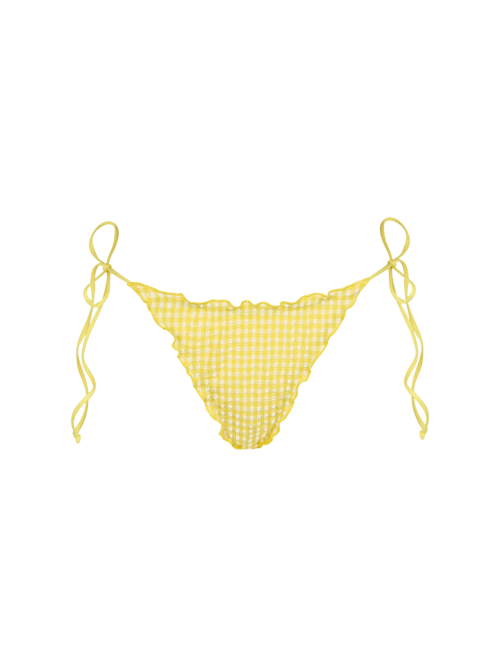 Woman seersucker cheeky swim briefs Miami - MC2 Saint Barth