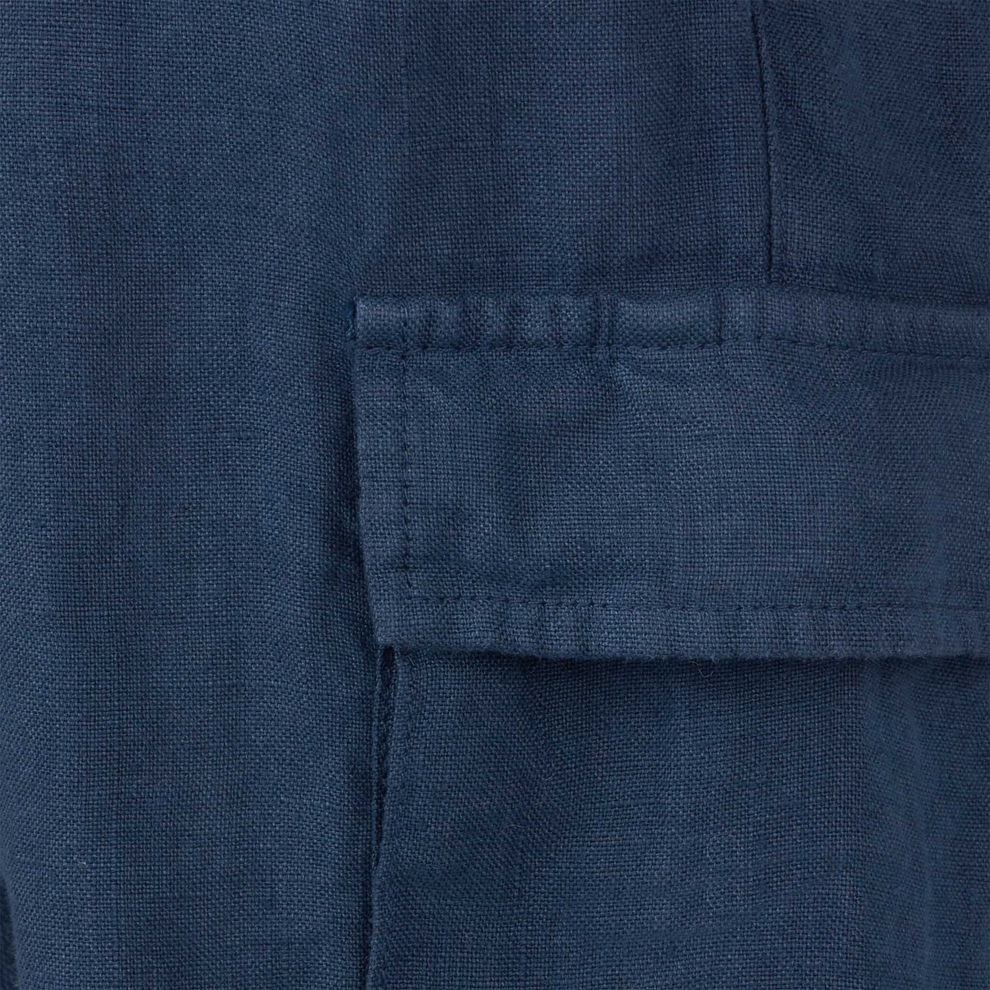 Boy blue navy linen bermuda shorts - MC2 Saint Barth