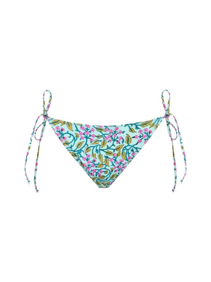 Woman radical flower classic swim briefs Marielle - MC2 Saint Barth