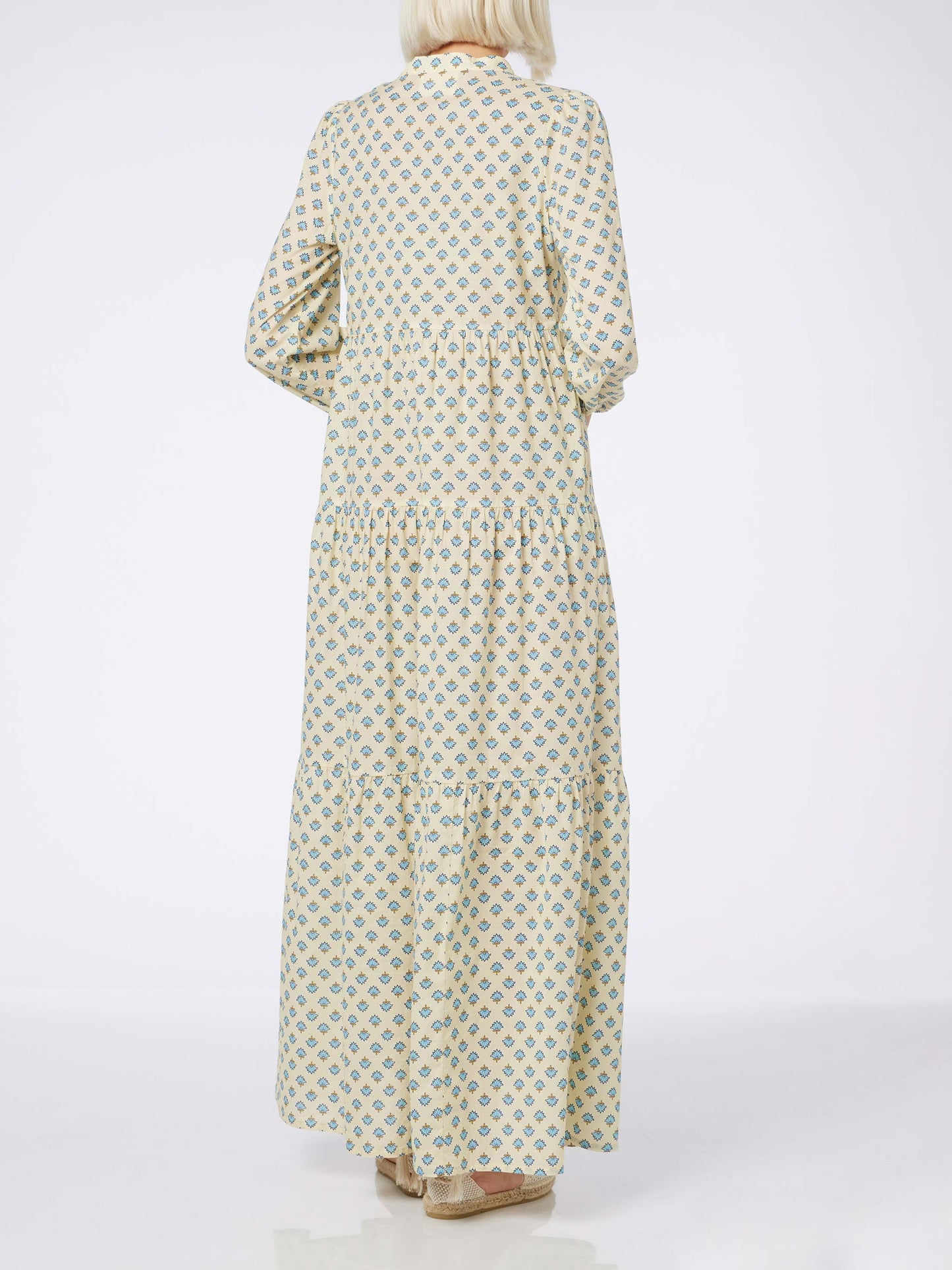 Woman cotton voile maxi dress Nadja - MC2 Saint Barth
