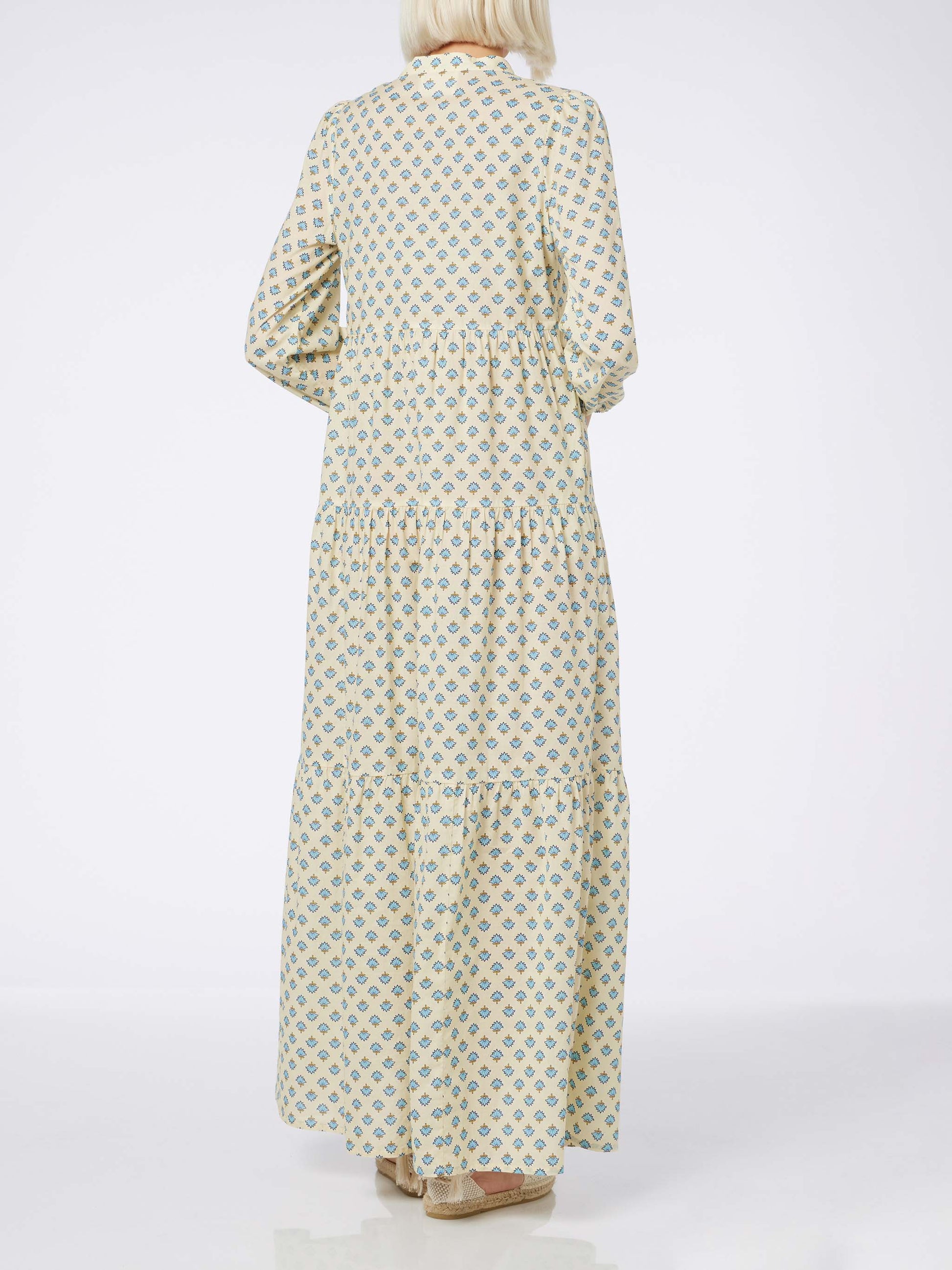 Woman cotton voile maxi dress Nadja - MC2 Saint Barth