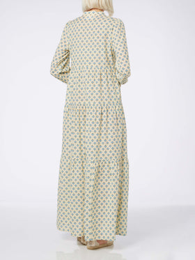 Woman cotton voile maxi dress Nadja - MC2 Saint Barth
