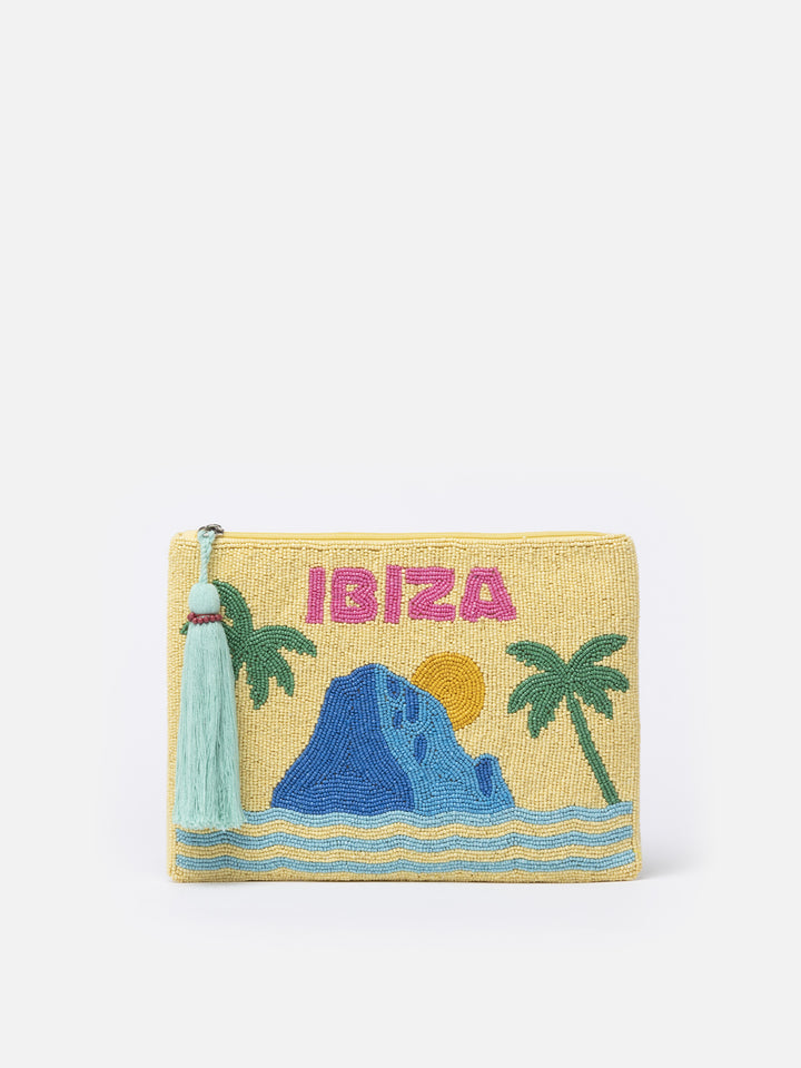 Custodia con perle con motivo Ibiza