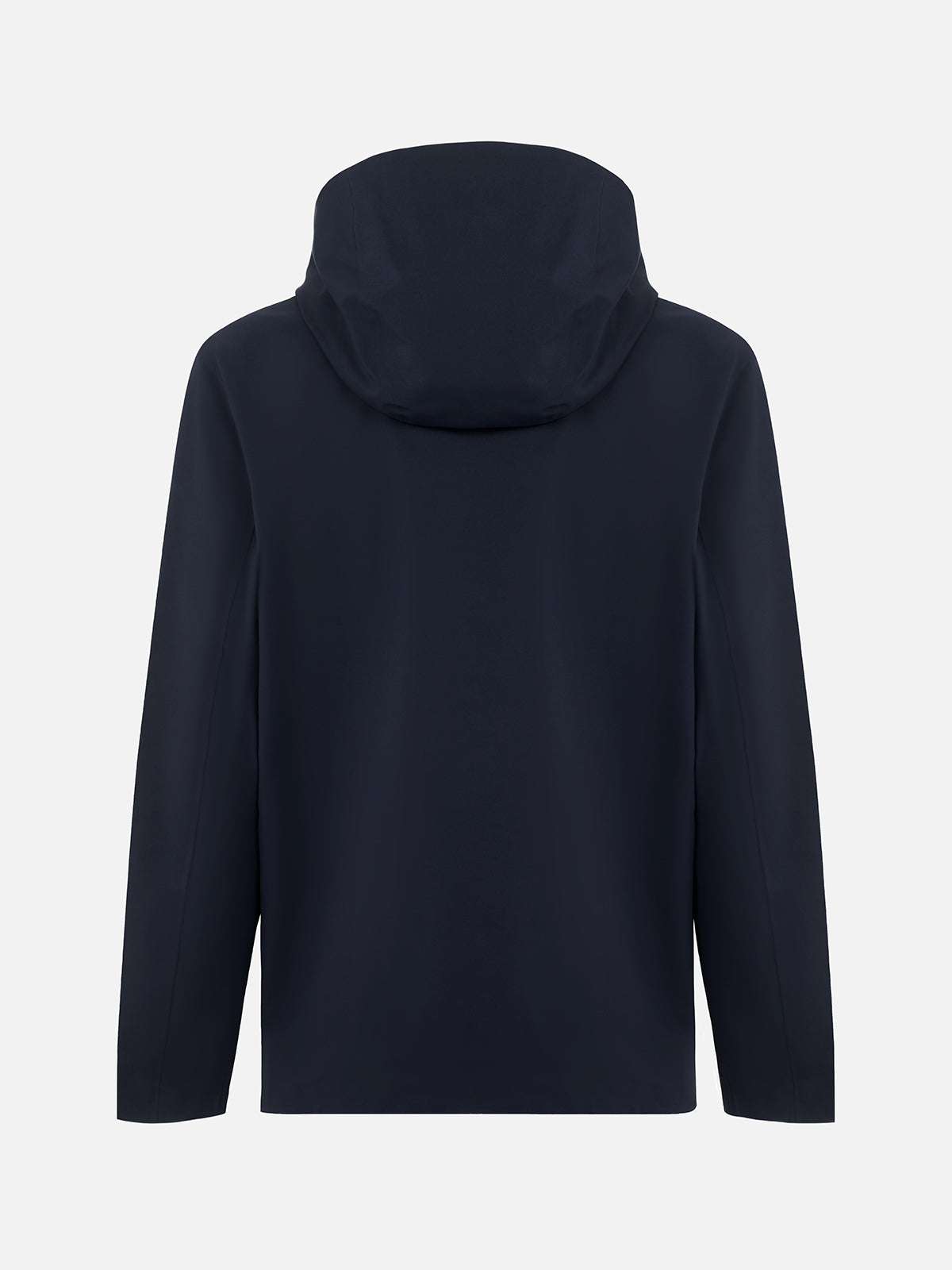 Man navy blue 3-layers hooded jacket Parson - MC2 Saint Barth