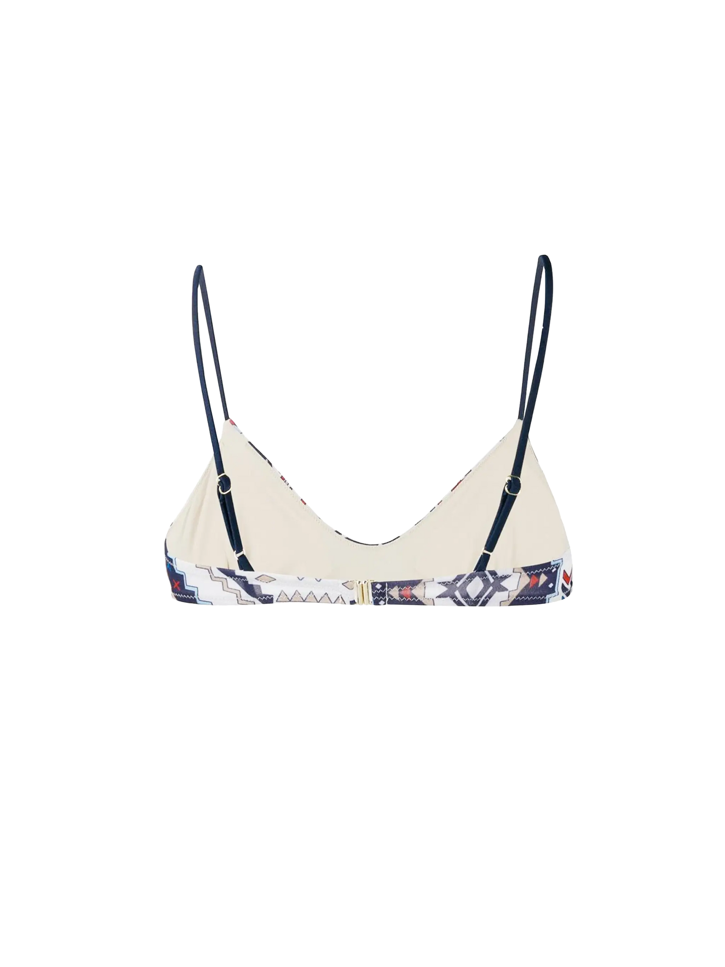 Woman bralette top with glitter aztec print - MC2 Saint Barth
