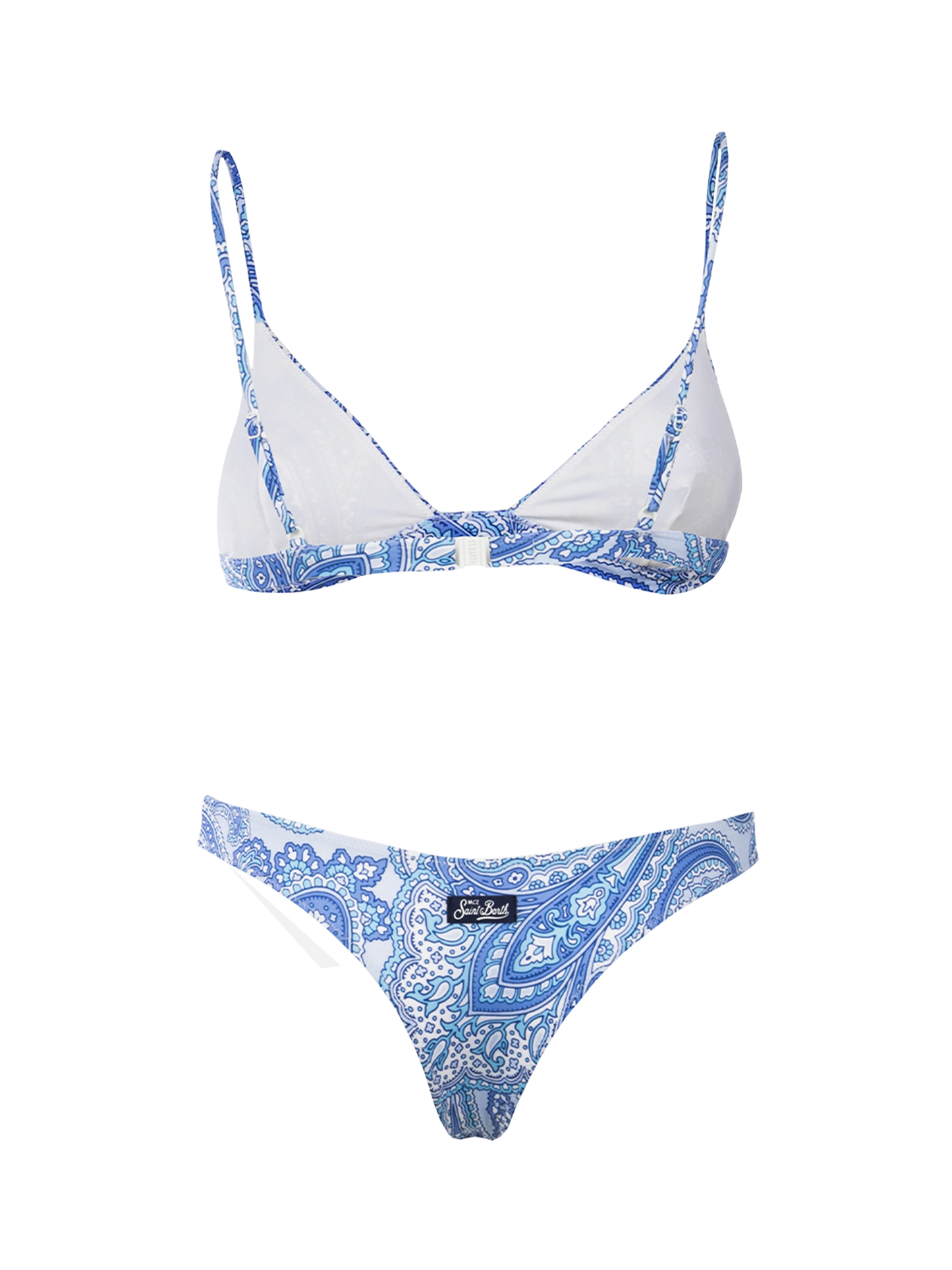 Damen-Triangel-Bikini mit Paisleymuster Rylie Naomi