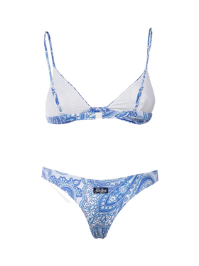 Damen-Triangel-Bikini mit Paisleymuster Rylie Naomi