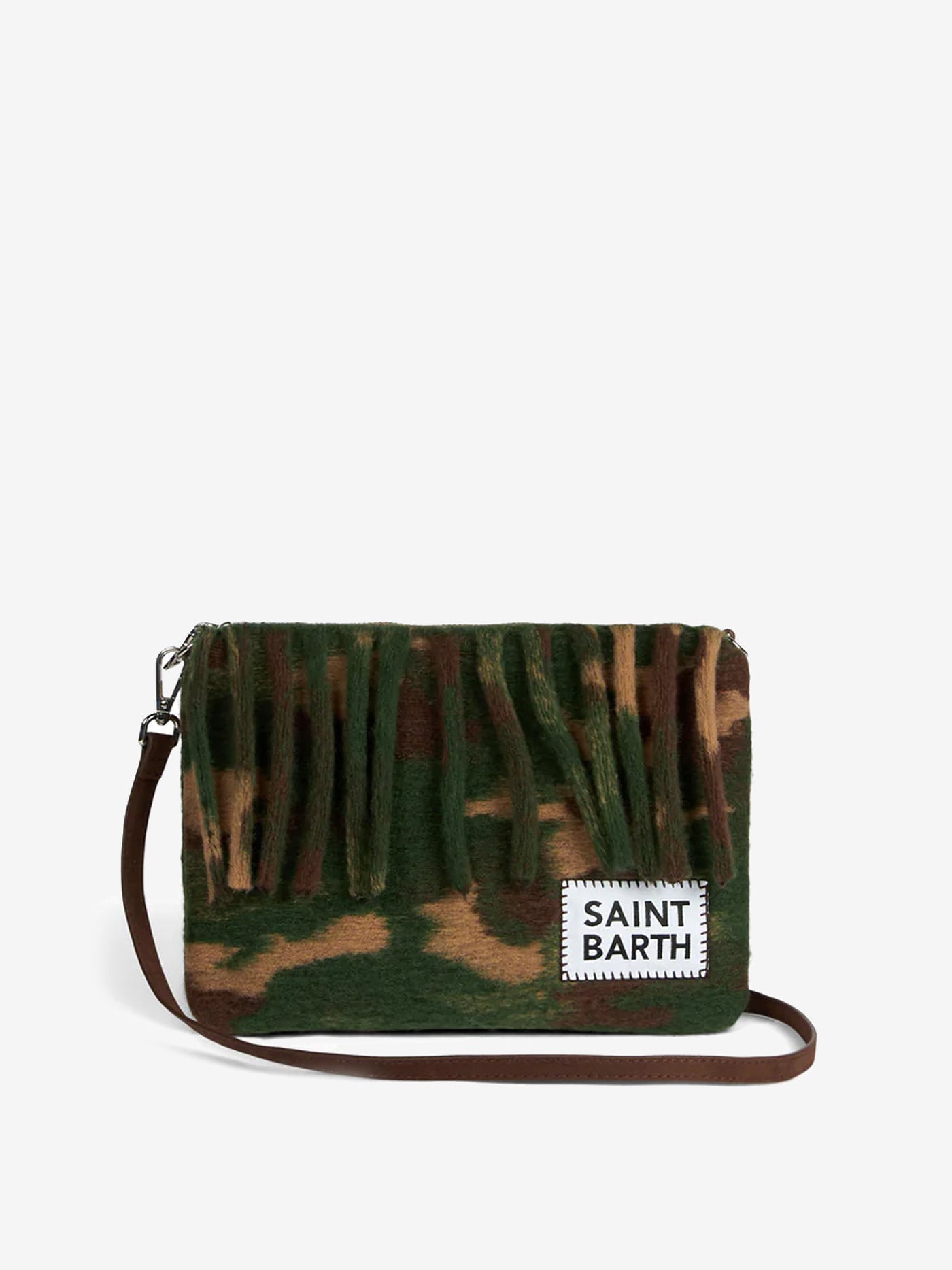 Parisienne blanket crossbody pouch bag with camouflage print - MC2 Saint Barth