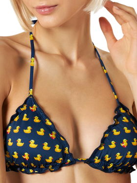 Woman ducky classic triangle beach top Sagittarius - MC2 Saint Barth