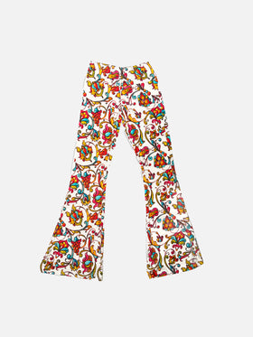 Girls Flared Pants Majolica - MC2 Saint Barth