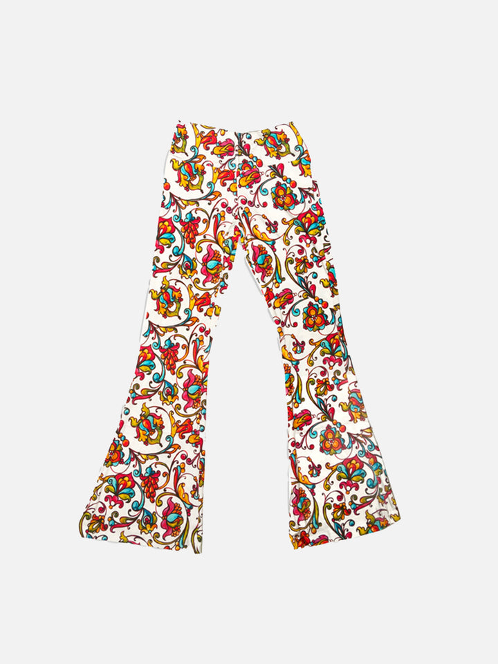 Girls Flared Pants Majolica - MC2 Saint Barth