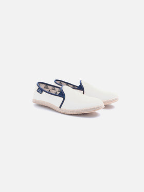 White Canvas Shoes for men - MC2 Saint Barth