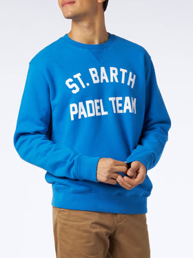 Cotton sweatshirt with St. Barth Padel Team print - MC2 Saint Barth
