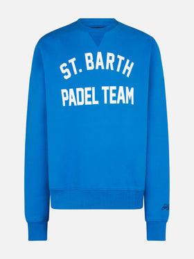 Cotton sweatshirt with St. Barth Padel Team print - MC2 Saint Barth
