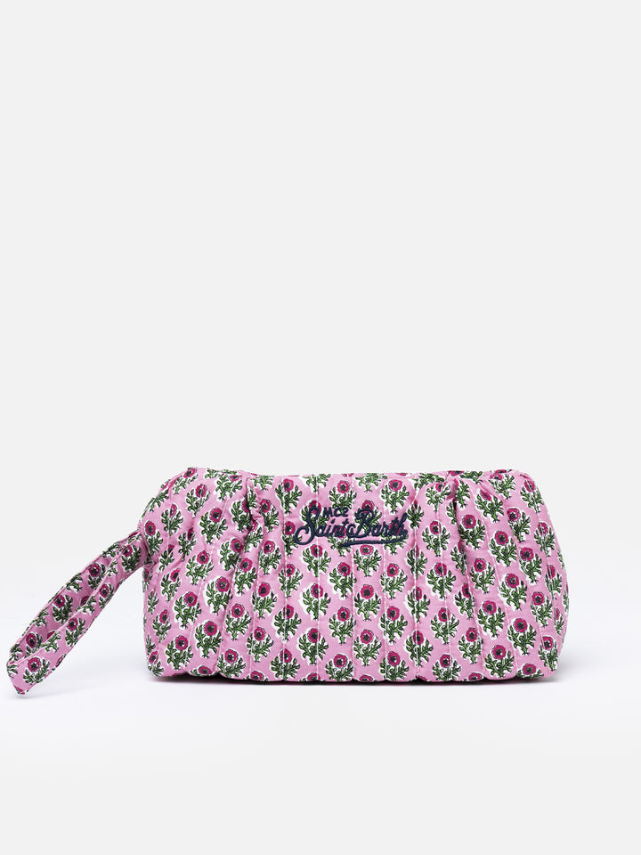 Flower patch quilted Small Pouch - MC2 Saint Barth
