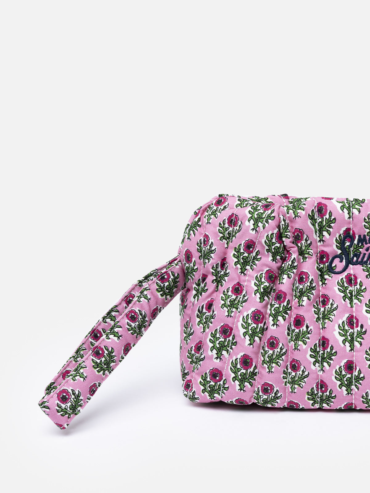Flower patch quilted Small Pouch - MC2 Saint Barth