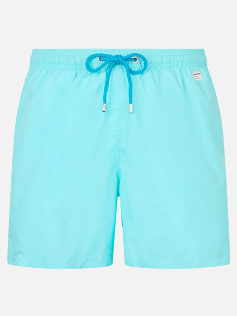 Man lightweight fabric water green swim shorts Lighting Pantone | PANTONE® SPECIAL EDITION - MC2 Saint Barth
