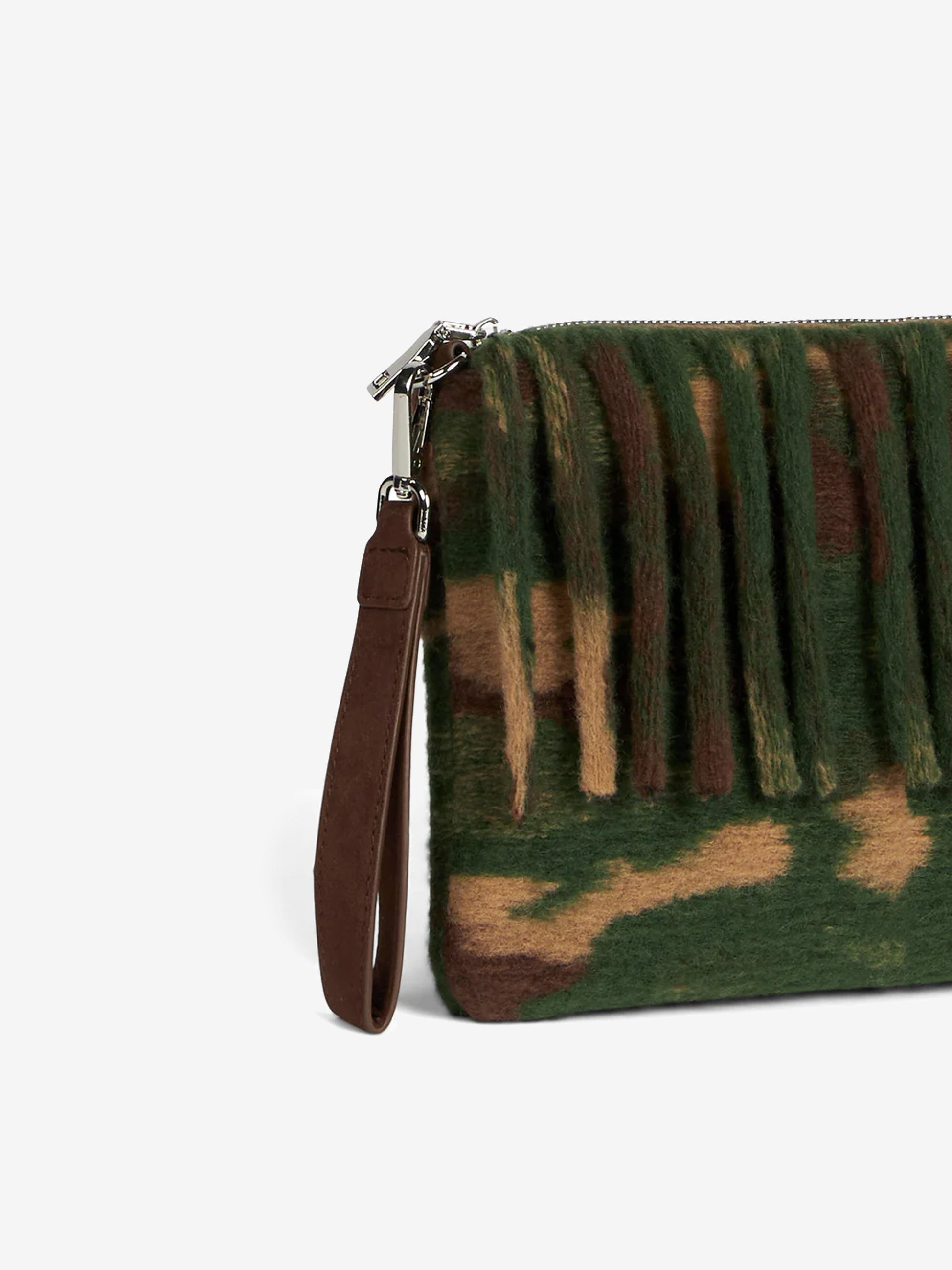 Parisienne blanket crossbody pouch bag with camouflage print - MC2 Saint Barth