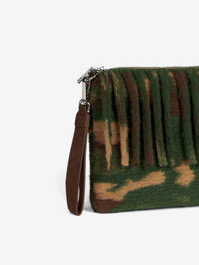 Parisienne blanket crossbody pouch bag with camouflage print - MC2 Saint Barth