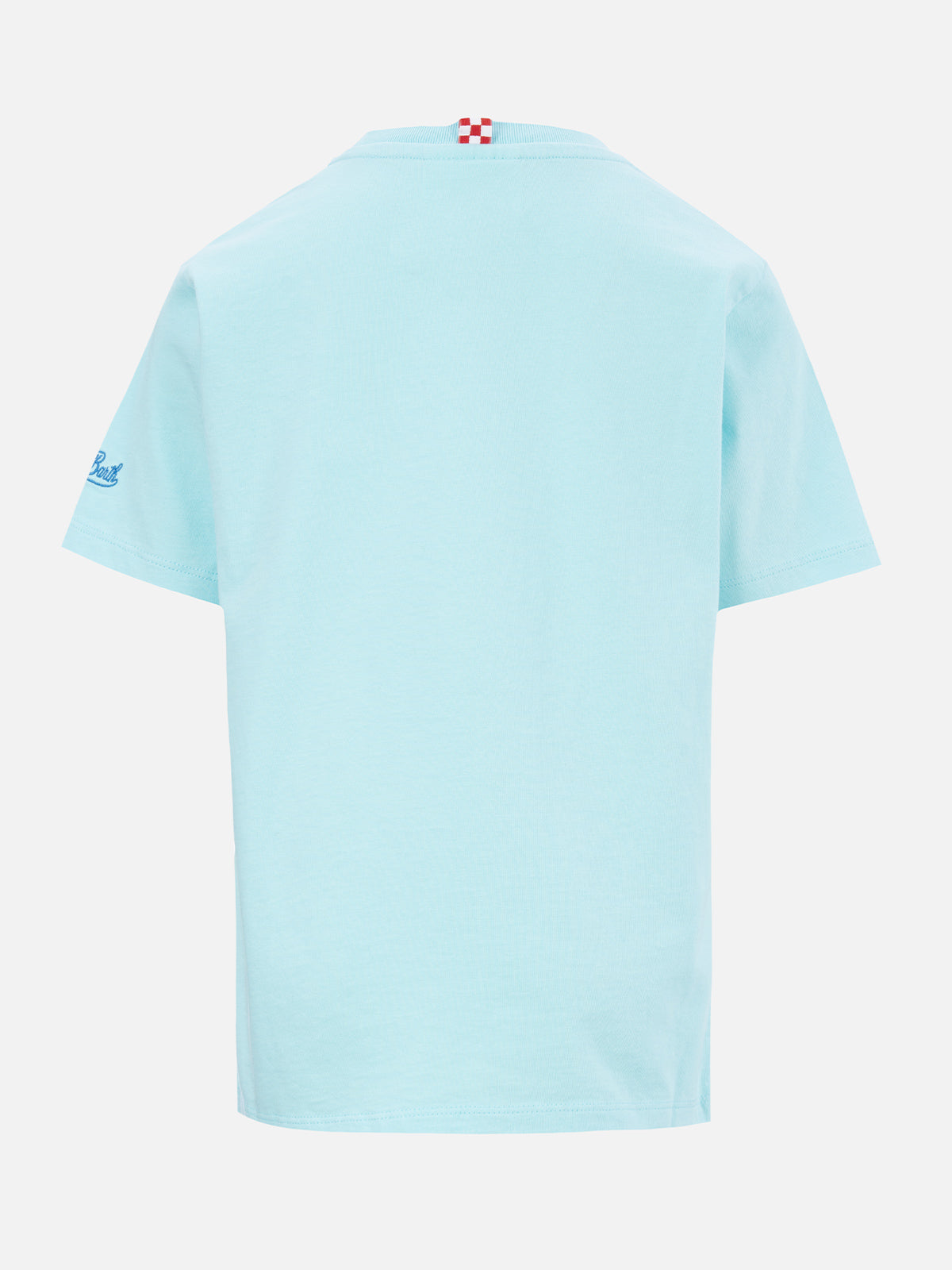Boy cotton t-shirt with St. Barth best skater lion print - MC2 Saint Barth