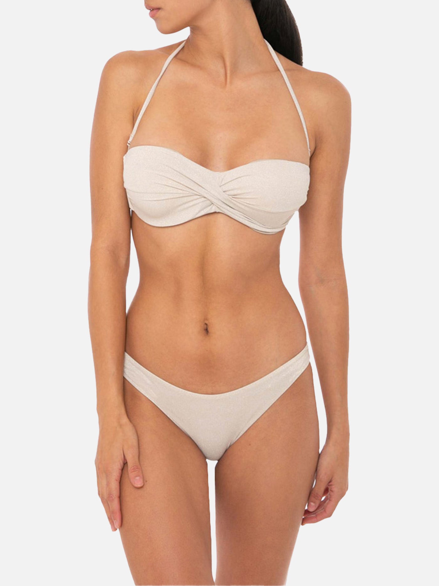 Gold bandeau bikini - MC2 Saint Barth
