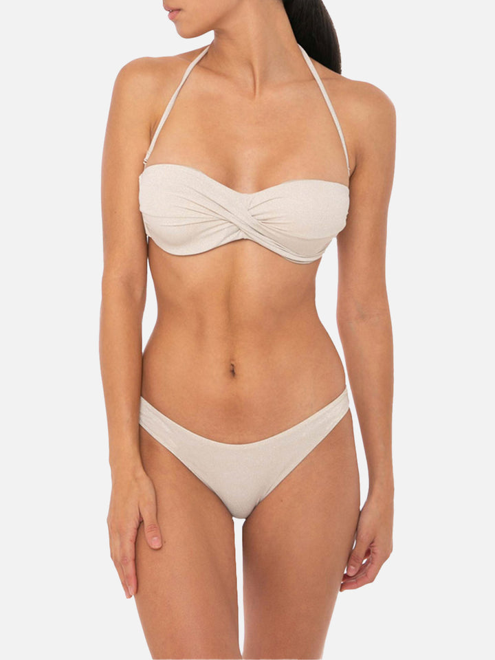 Gold bandeau bikini - MC2 Saint Barth