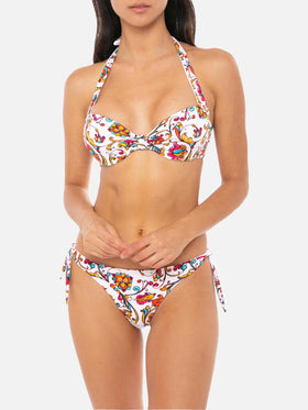 White maiolica bralette bikini - MC2 Saint Barth