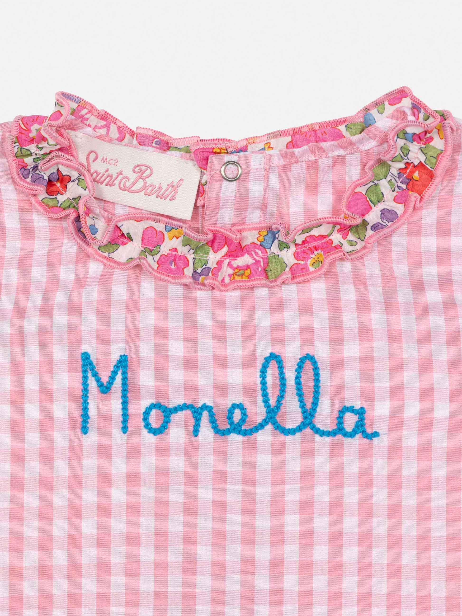 Abbie cotton top and bloomers with Besty print | MADE WITH LIBERTY FABRIC - MC2 Saint Barth